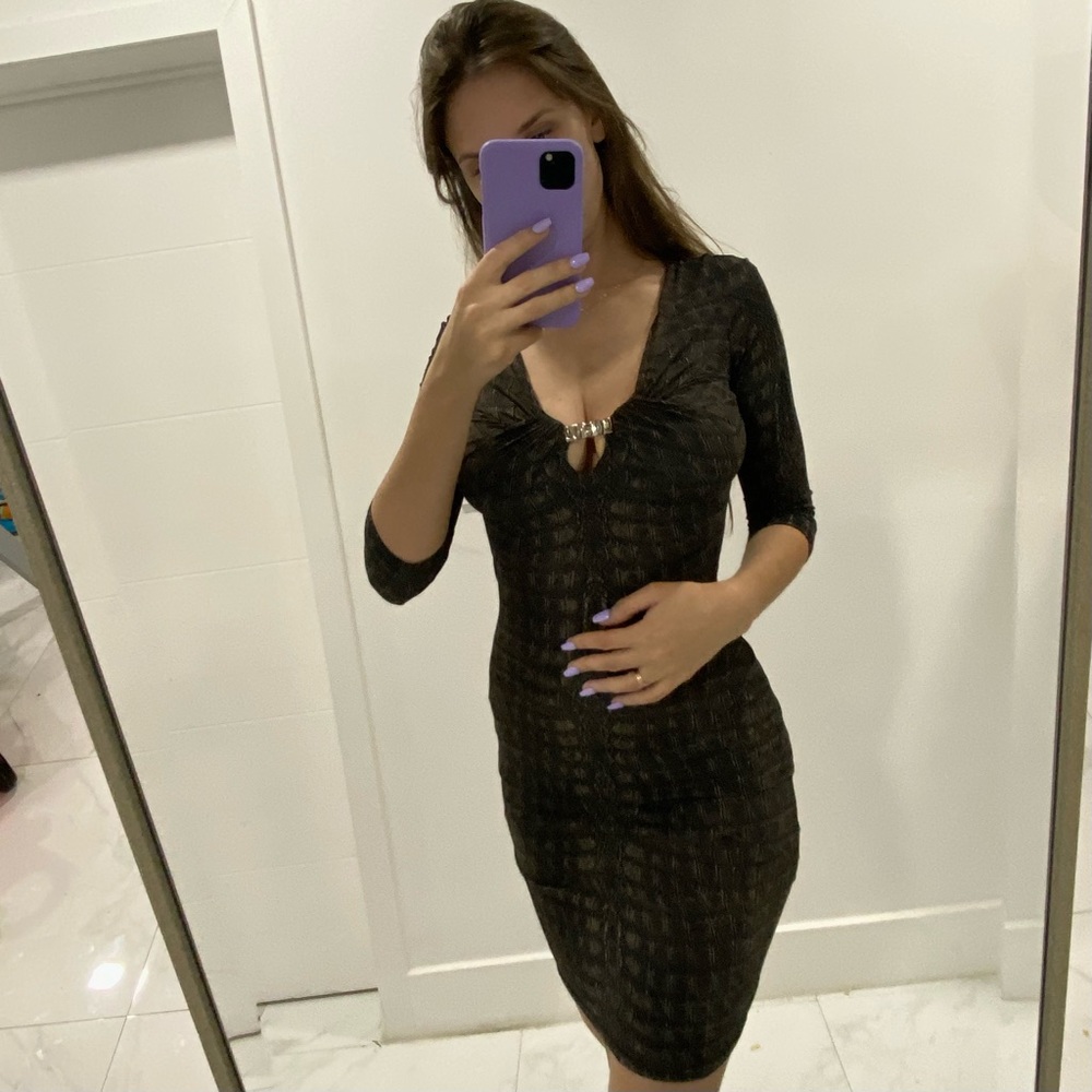 Roberto Cavalli animal print dress